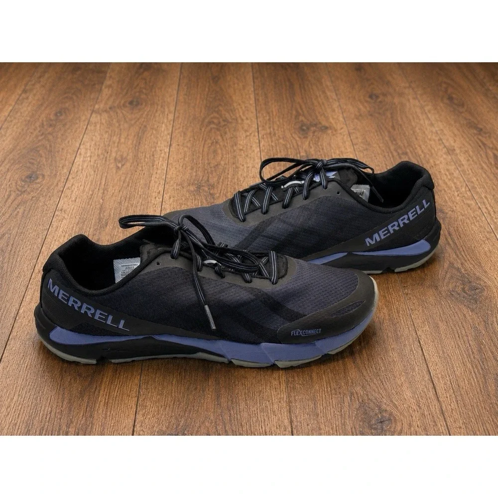 Merrell Bare Access Flex Women's Size 9 Trail Running Hiking Shoes Blue Black